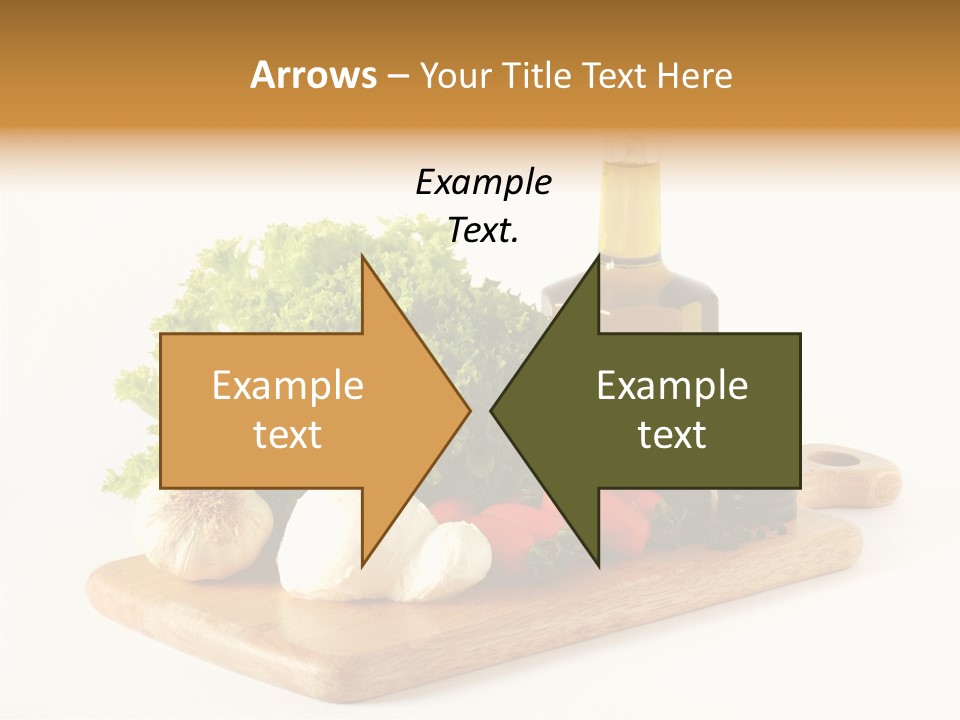 Garlic Diet Spice PowerPoint Template