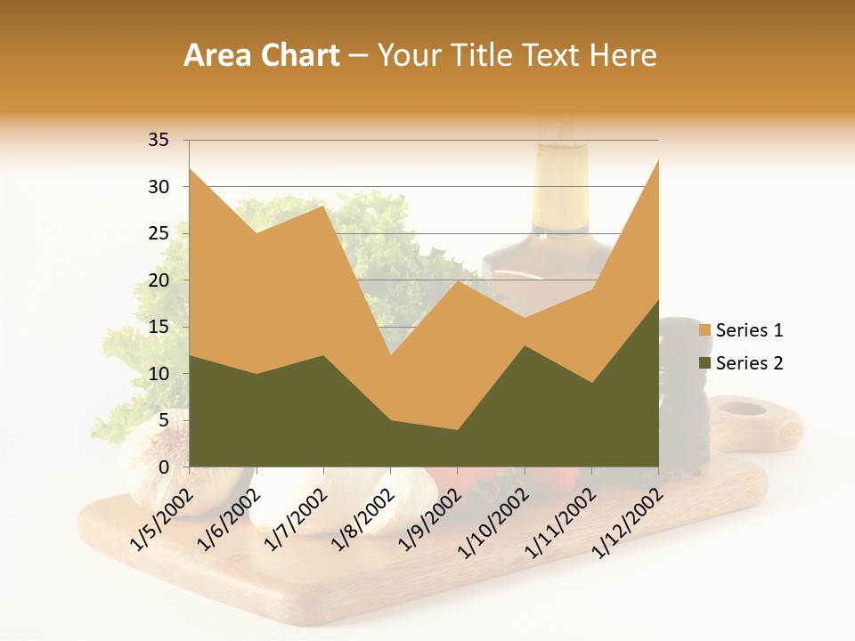 Garlic Diet Spice PowerPoint Template