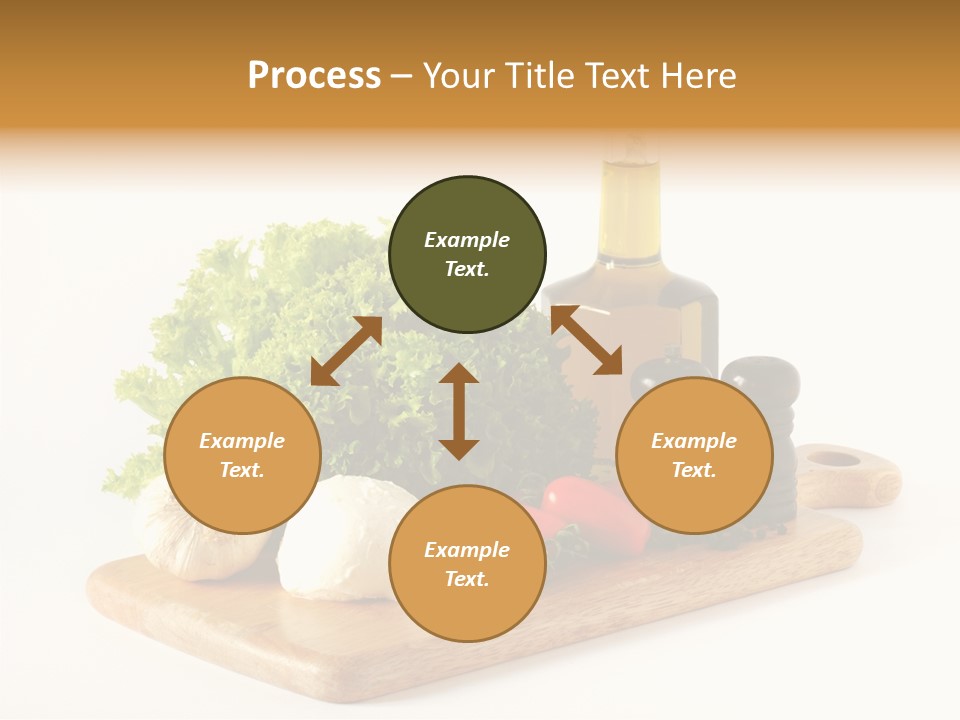 Garlic Diet Spice PowerPoint Template