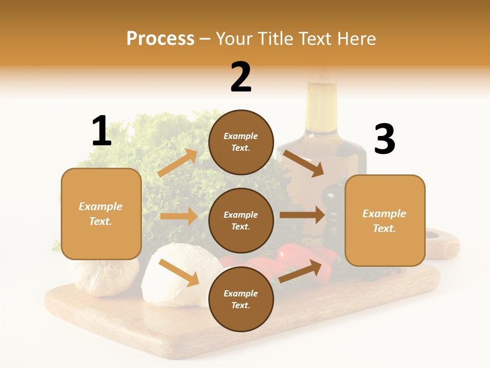 Garlic Diet Spice PowerPoint Template
