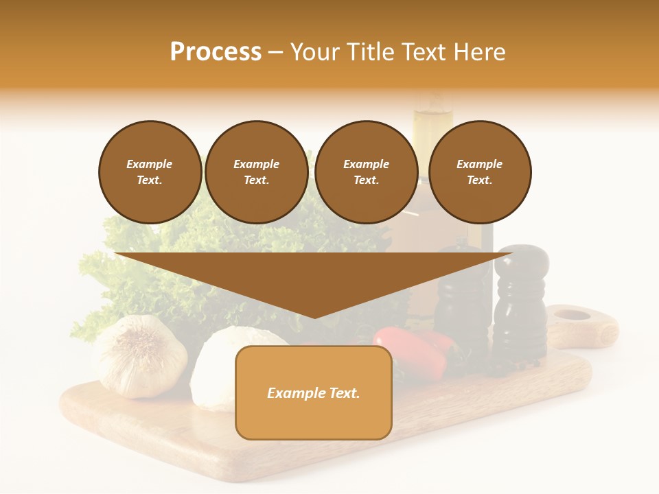 Garlic Diet Spice PowerPoint Template