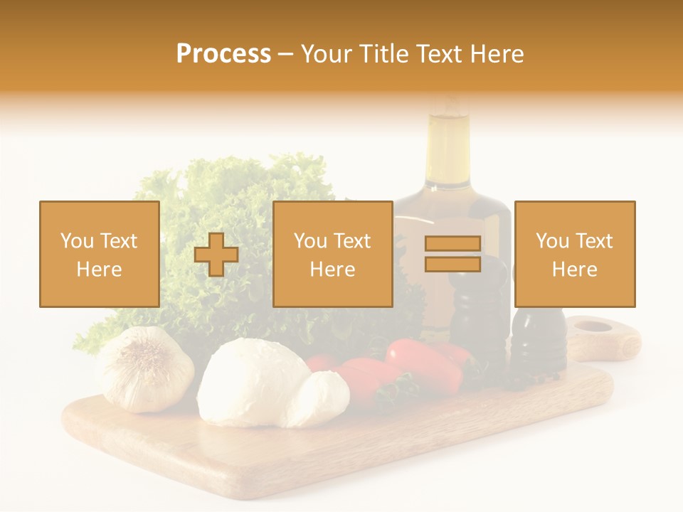 Garlic Diet Spice PowerPoint Template