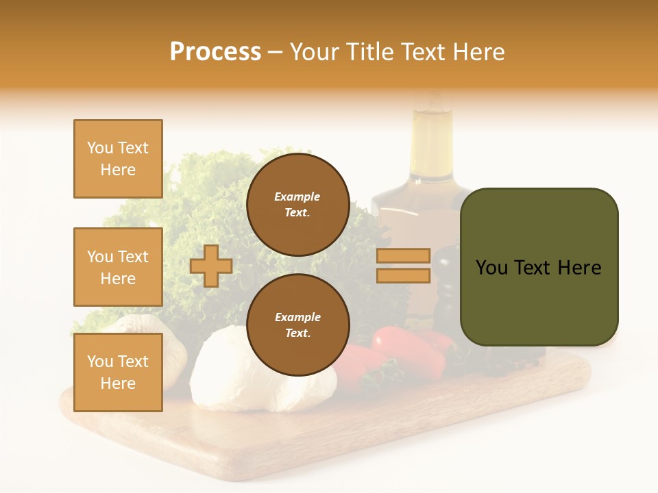 Garlic Diet Spice PowerPoint Template