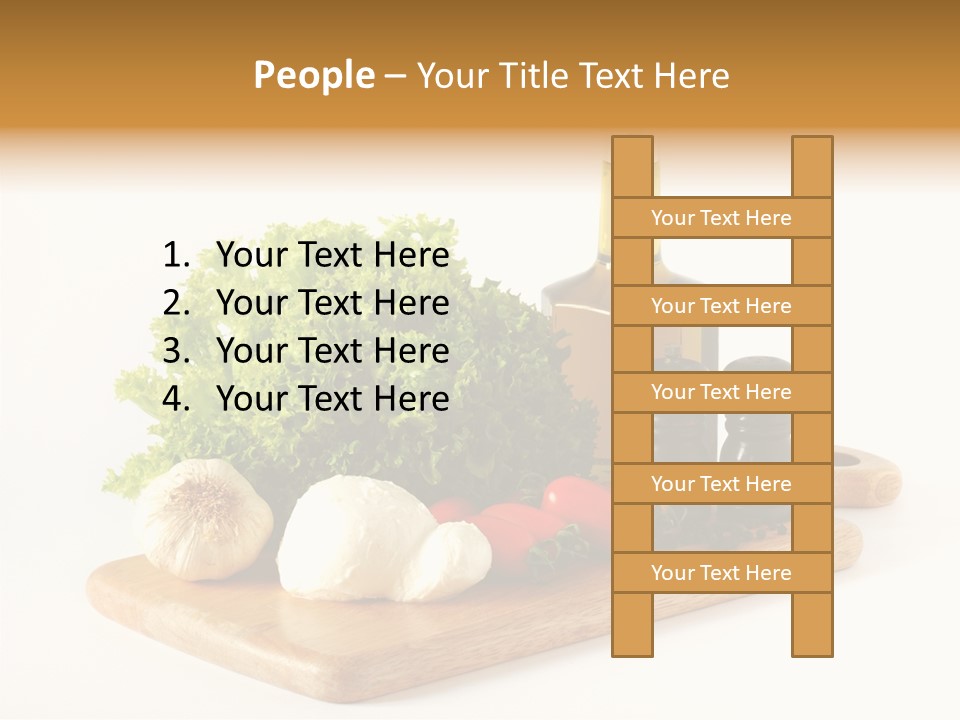 Garlic Diet Spice PowerPoint Template