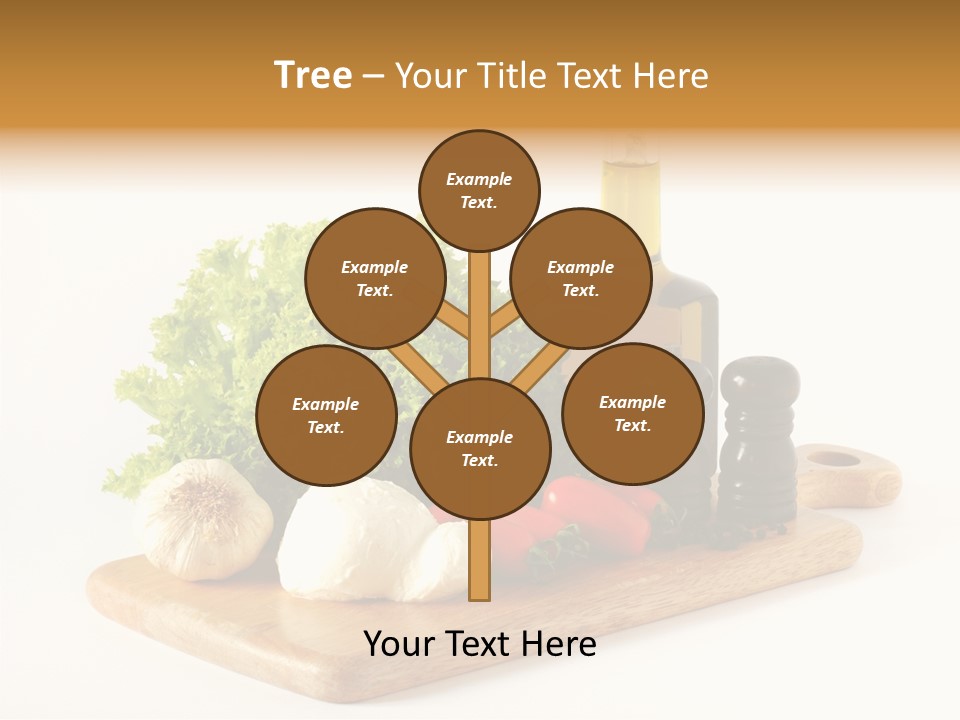 Garlic Diet Spice PowerPoint Template