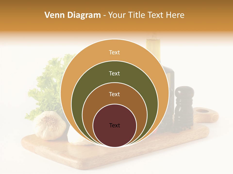 Garlic Diet Spice PowerPoint Template