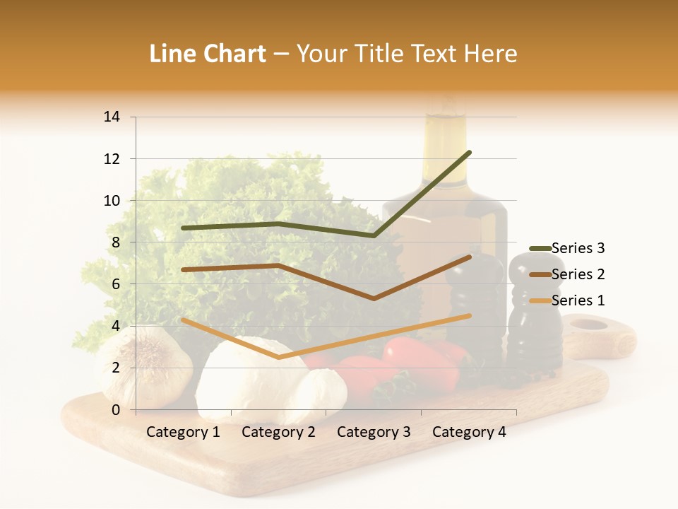 Garlic Diet Spice PowerPoint Template