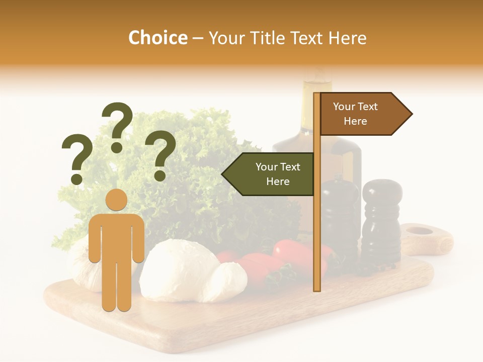 Garlic Diet Spice PowerPoint Template