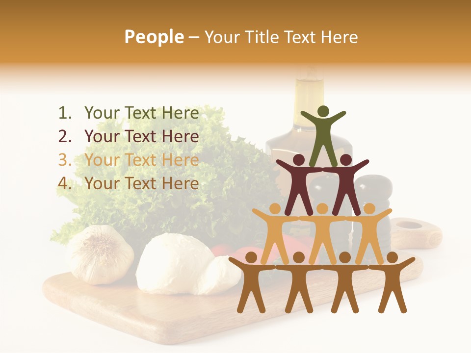 Garlic Diet Spice PowerPoint Template