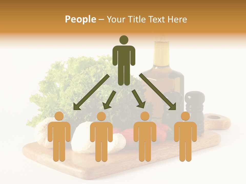 Garlic Diet Spice PowerPoint Template