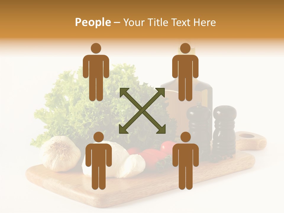 Garlic Diet Spice PowerPoint Template