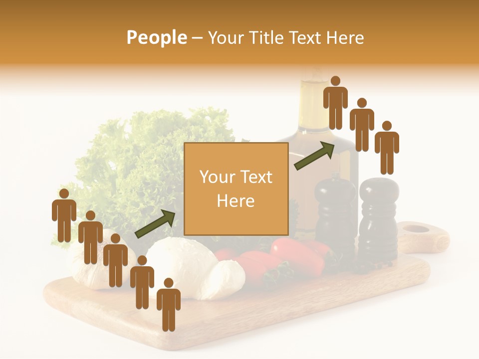 Garlic Diet Spice PowerPoint Template