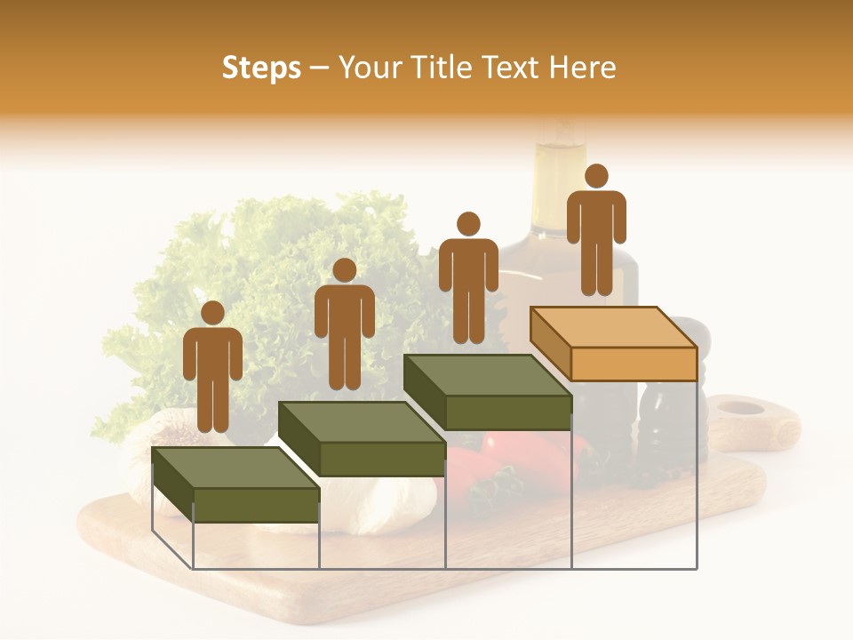 Garlic Diet Spice PowerPoint Template