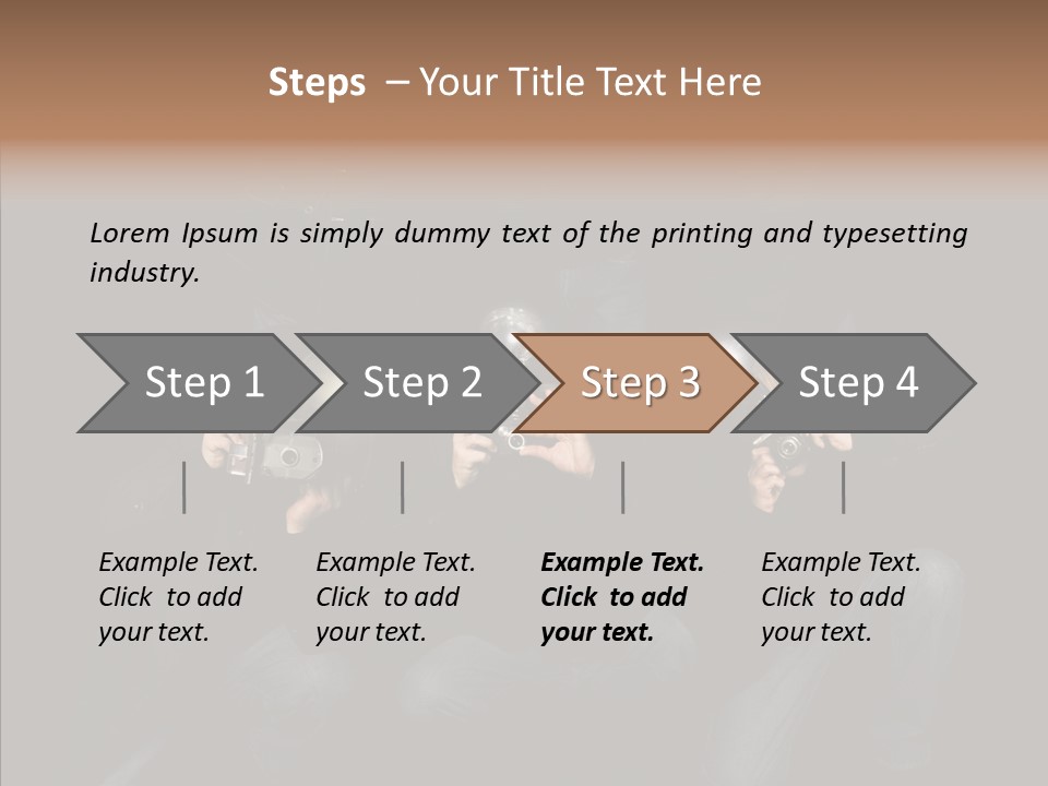 Photojournalist Public Privacy PowerPoint Template