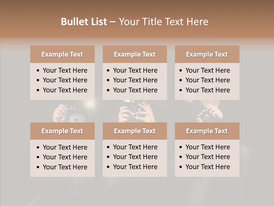 Photojournalist Public Privacy PowerPoint Template