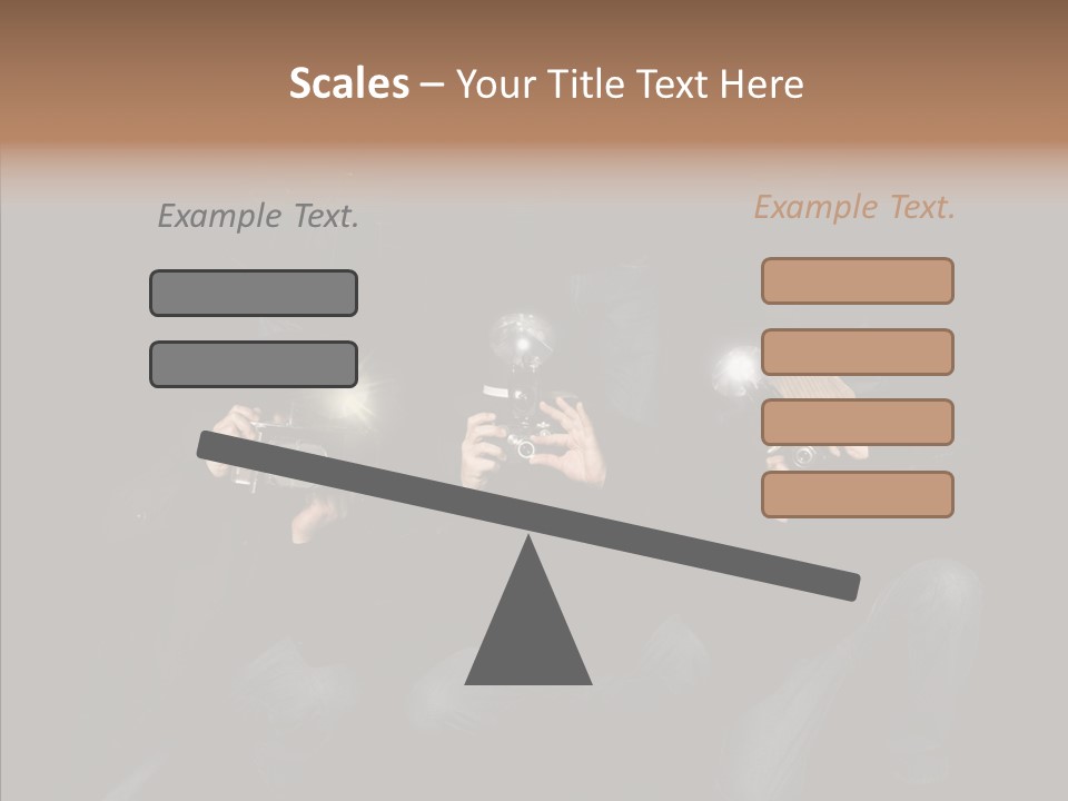 Photojournalist Public Privacy PowerPoint Template