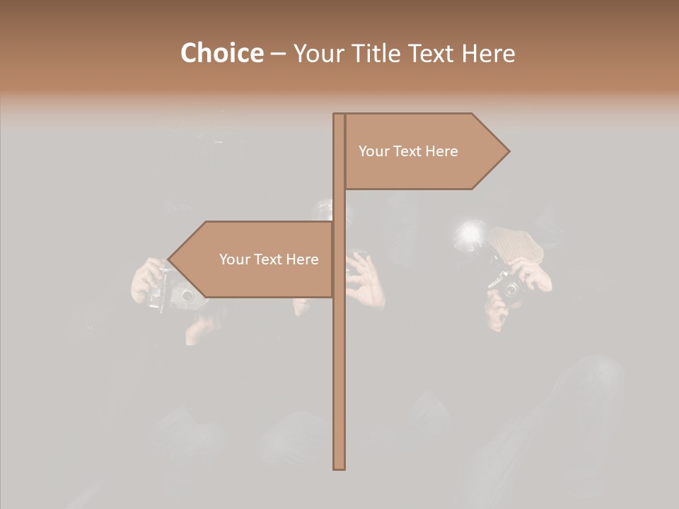 Photojournalist Public Privacy PowerPoint Template