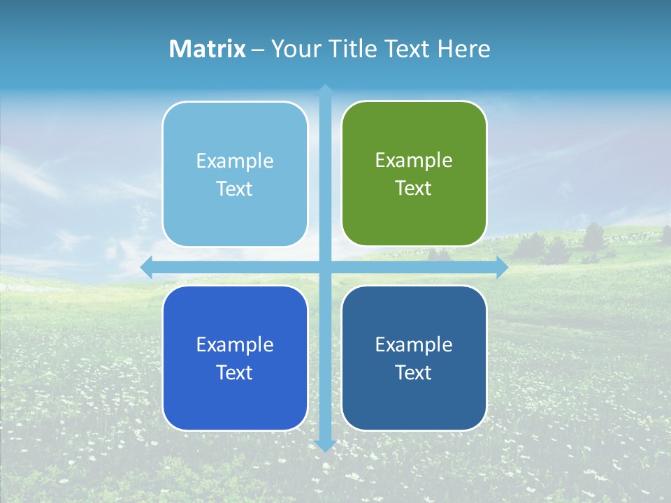 Environment Grass Outside PowerPoint Template