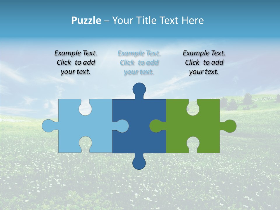 Environment Grass Outside PowerPoint Template