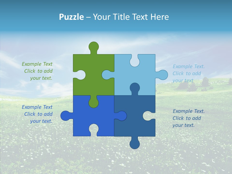 Environment Grass Outside PowerPoint Template