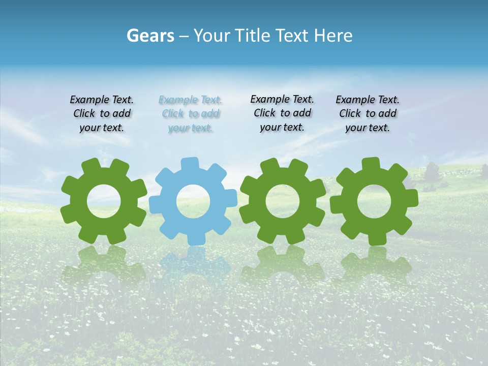 Environment Grass Outside PowerPoint Template