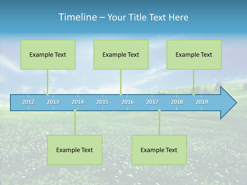 Environment Grass Outside PowerPoint Template