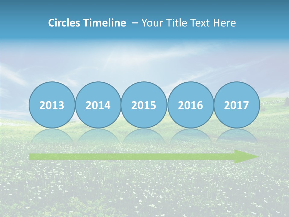 Environment Grass Outside PowerPoint Template