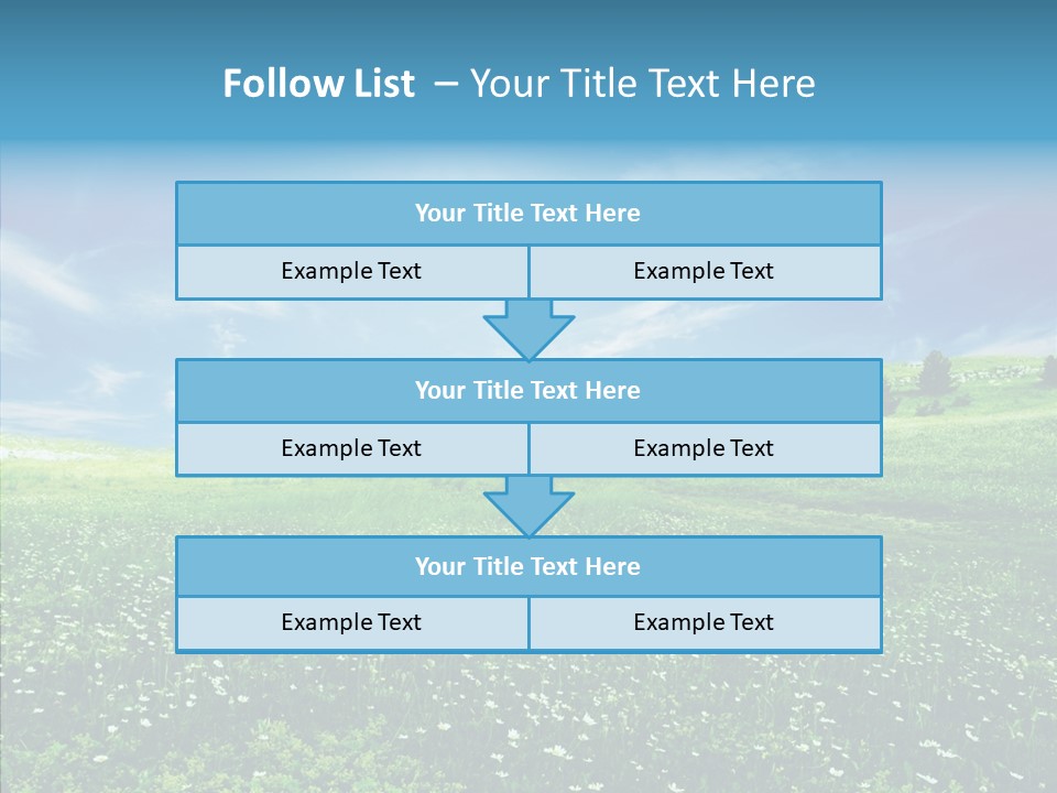 Environment Grass Outside PowerPoint Template
