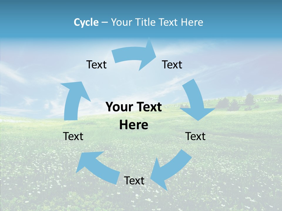Environment Grass Outside PowerPoint Template