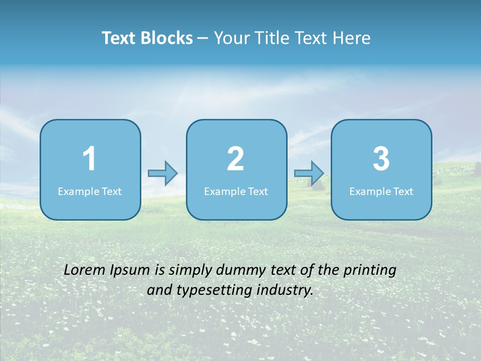 Environment Grass Outside PowerPoint Template