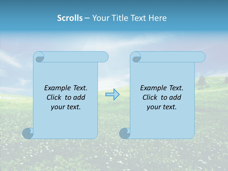 Environment Grass Outside PowerPoint Template