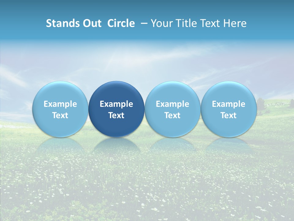 Environment Grass Outside PowerPoint Template