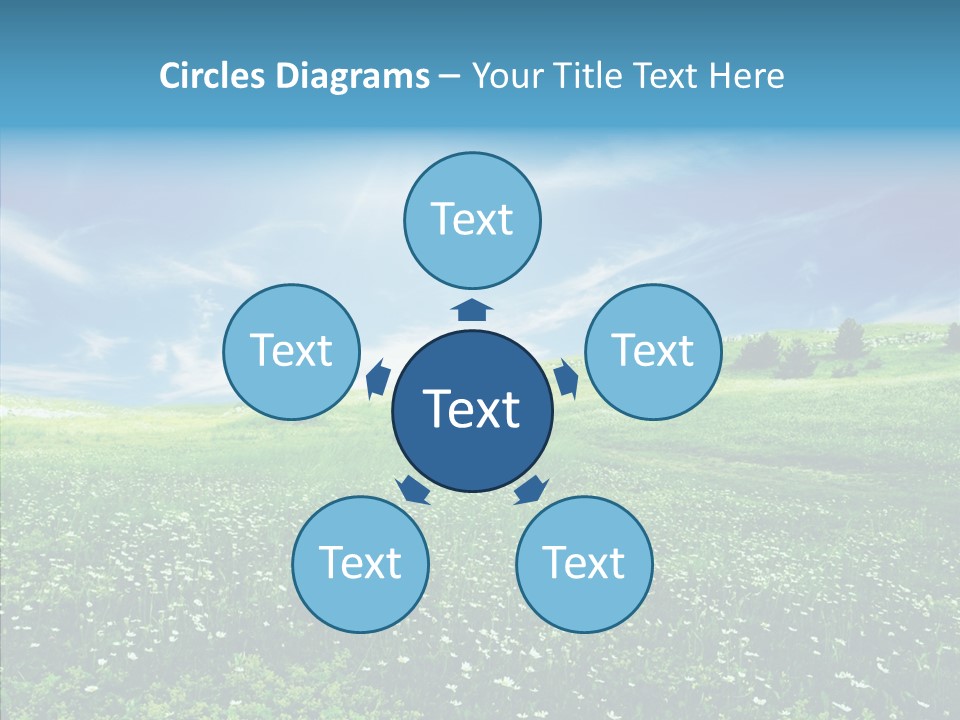 Environment Grass Outside PowerPoint Template