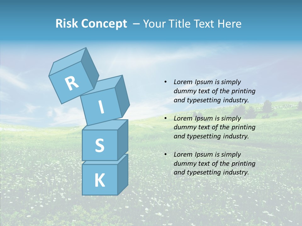 Environment Grass Outside PowerPoint Template