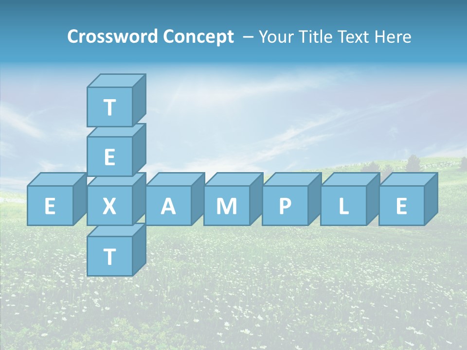 Environment Grass Outside PowerPoint Template