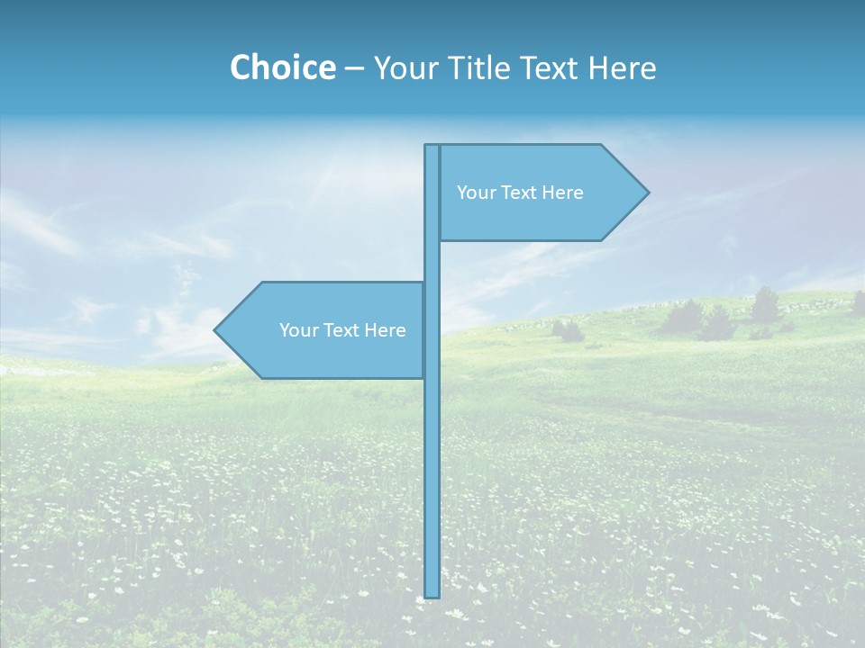 Environment Grass Outside PowerPoint Template