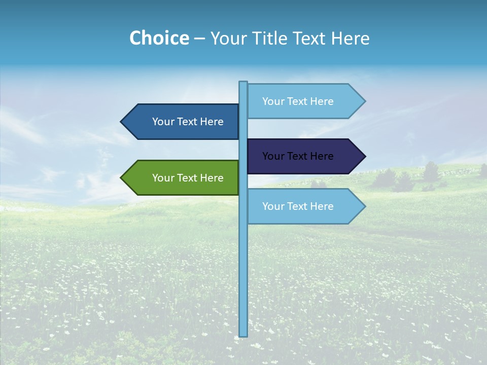 Environment Grass Outside PowerPoint Template