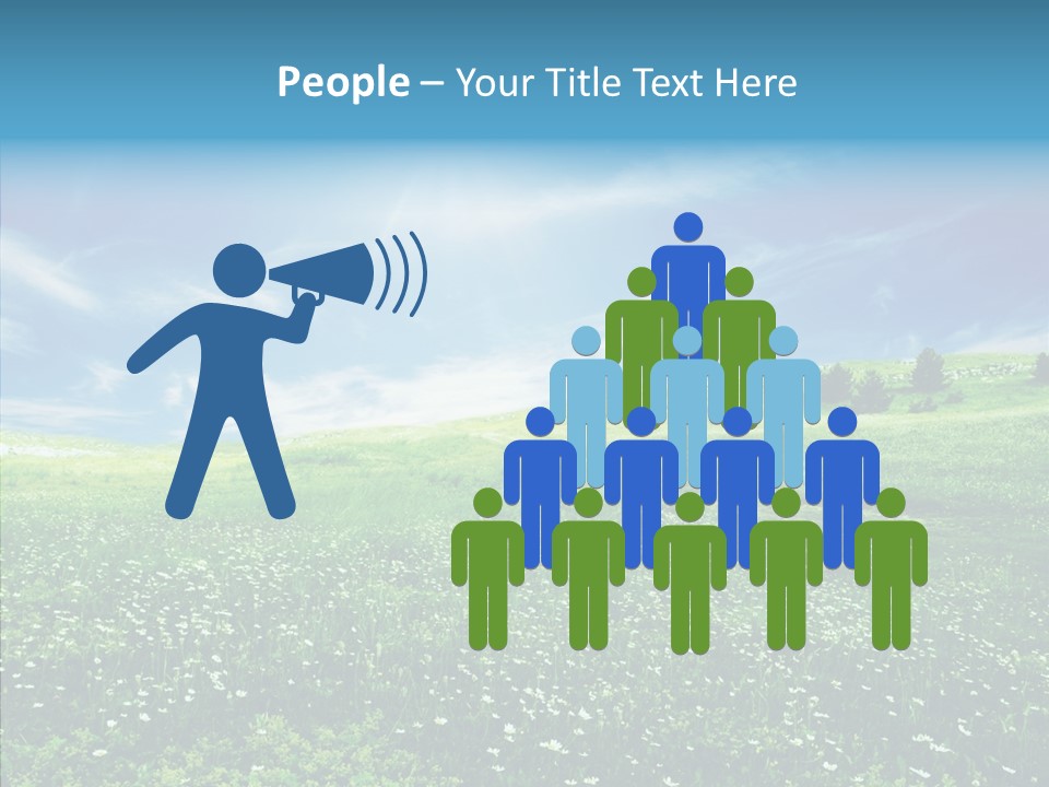 Environment Grass Outside PowerPoint Template