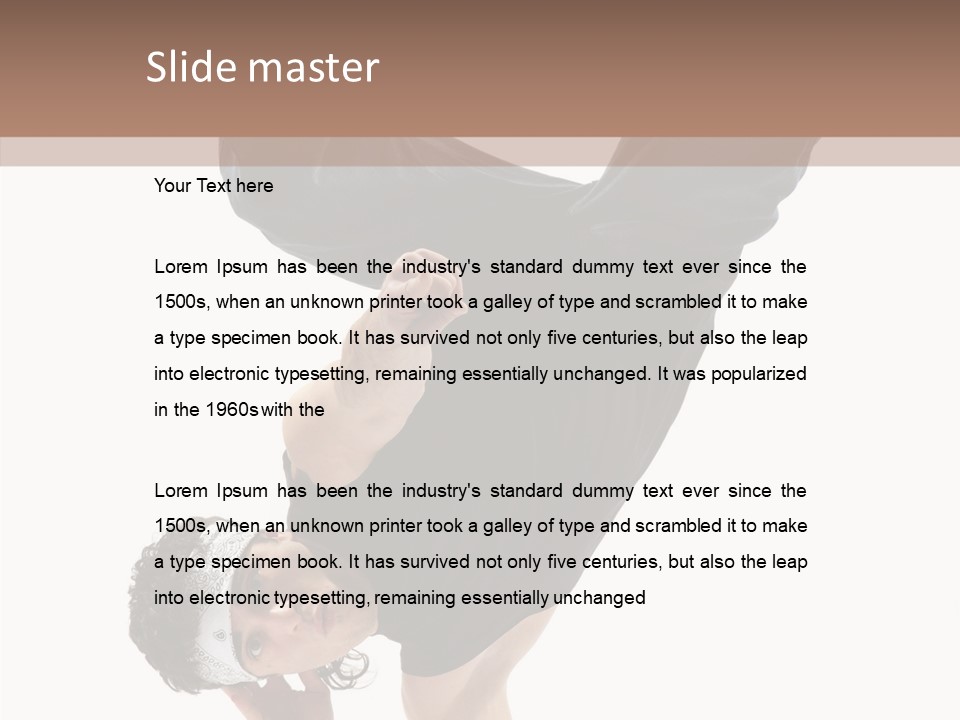 Rapper Cool Male PowerPoint Template