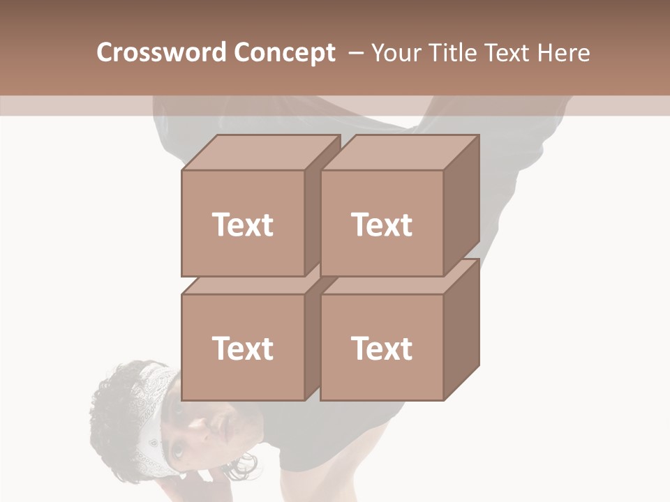 Rapper Cool Male PowerPoint Template