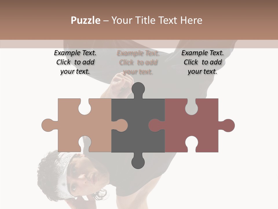 Rapper Cool Male PowerPoint Template