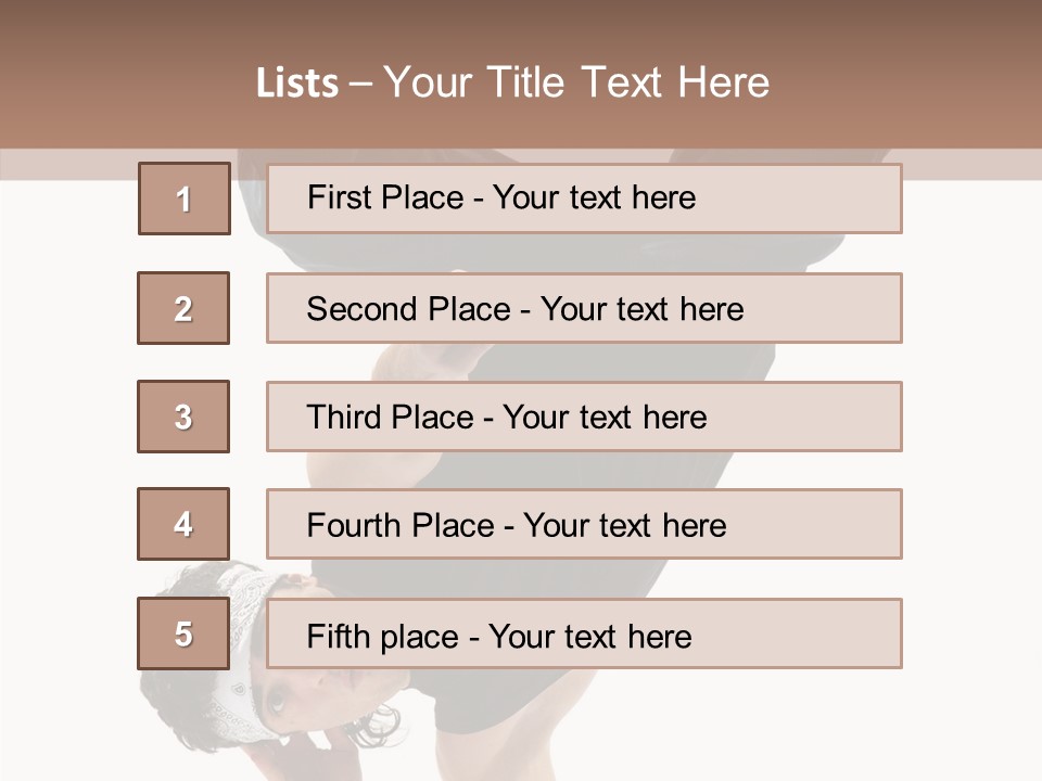 Rapper Cool Male PowerPoint Template