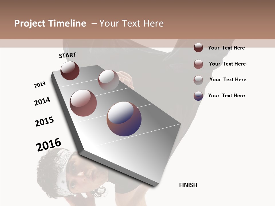 Rapper Cool Male PowerPoint Template