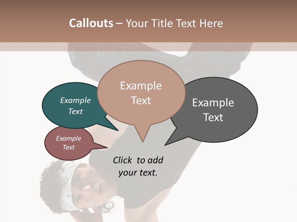 Rapper Cool Male PowerPoint Template