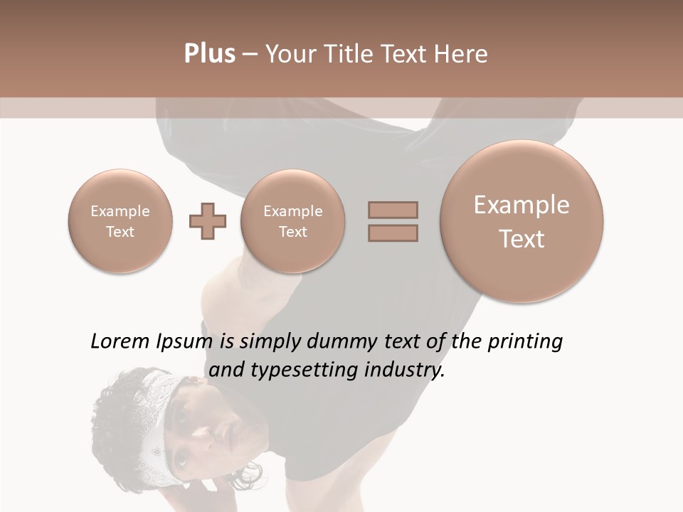 Rapper Cool Male PowerPoint Template