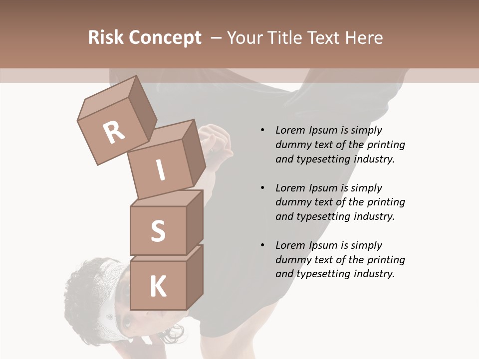 Rapper Cool Male PowerPoint Template