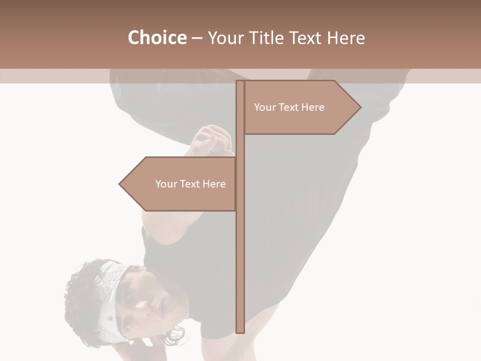 Rapper Cool Male PowerPoint Template