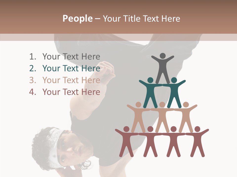 Rapper Cool Male PowerPoint Template