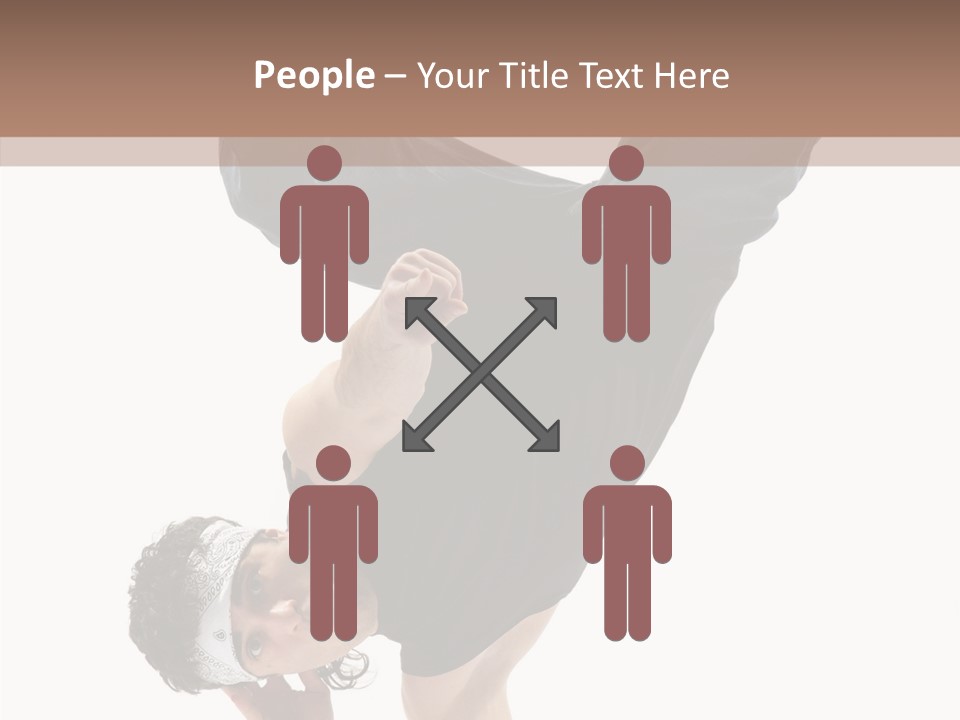 Rapper Cool Male PowerPoint Template