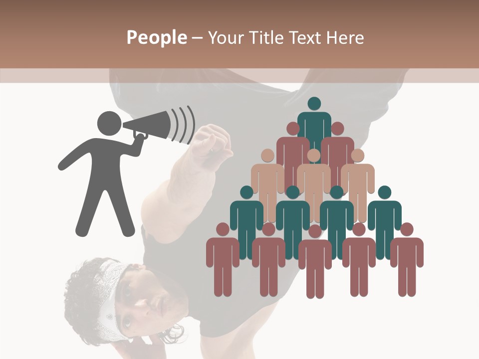 Rapper Cool Male PowerPoint Template